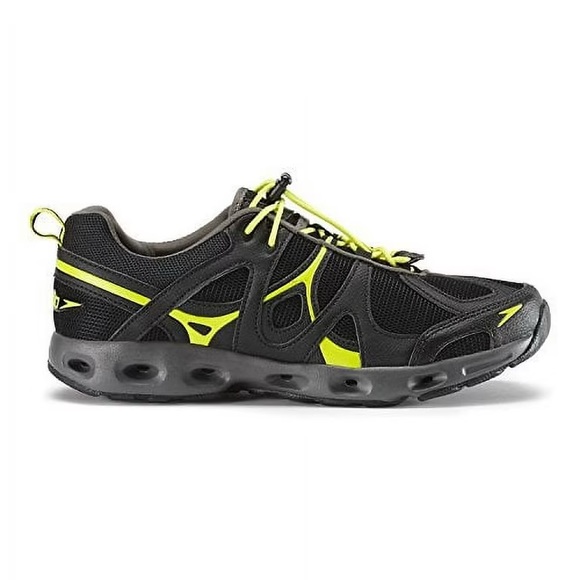 SPEEDO MEN’S HYDRO COMFORT 4.0 WATER SHOES Black Neon Yellow Bungee - Picture 3 of 15